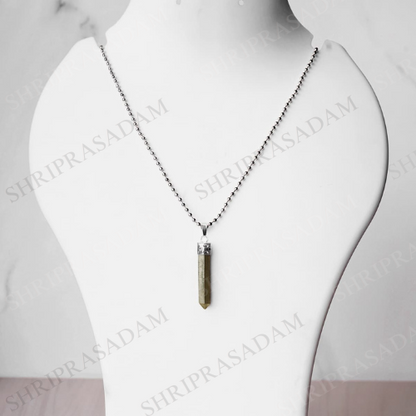 Pyrite Pencil Pendant