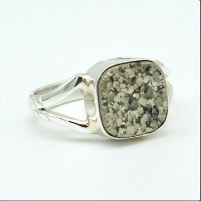 Amazing Pyrite Gemstone Ring,Healing Pyrite Natural Ring,Pyrites Jwelery