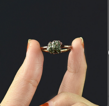 Pyrite Ring | Gemstone Ring | Ring for Gift | For Health and Wealth