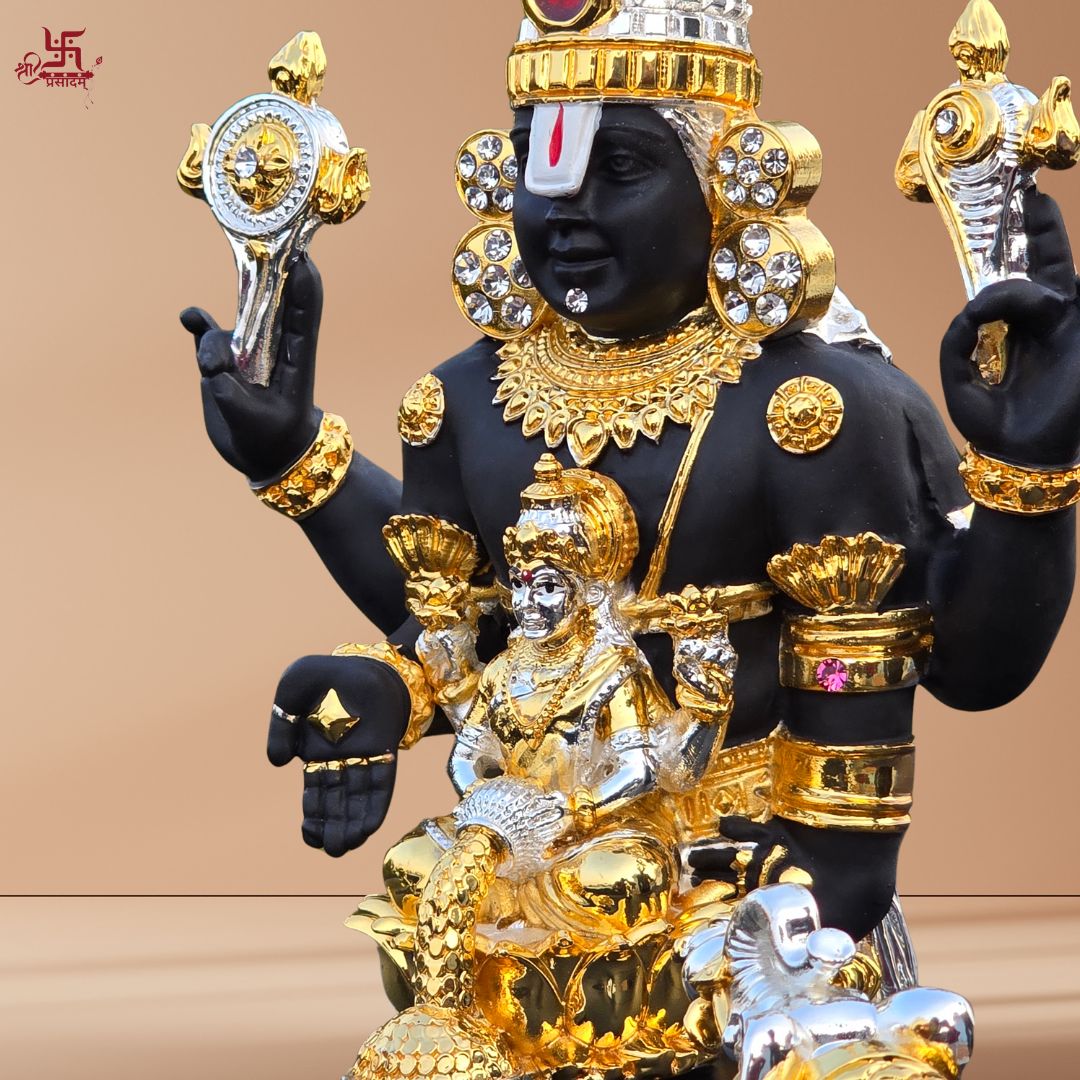 Gajalakshmi Venkateshwara Tirupati Balaji Gold & Silver Plated