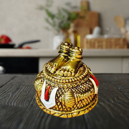 Gold Plated Hanuman Ji Charan Paduka