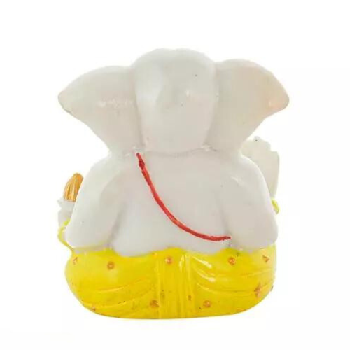 Lord Ganesha Idol in Yellow