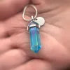 Blue Aura Quartz Point Pendant