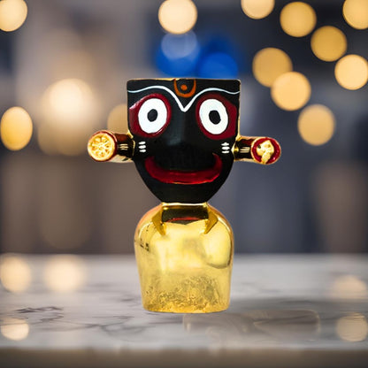 Jagannath Murti | 24K Gold Plated | Jagannath Idol for Home