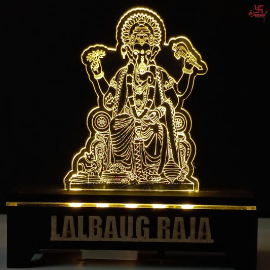 Lalbaug Raja Acrylic LED Table Lamp for Office and Home Decoration