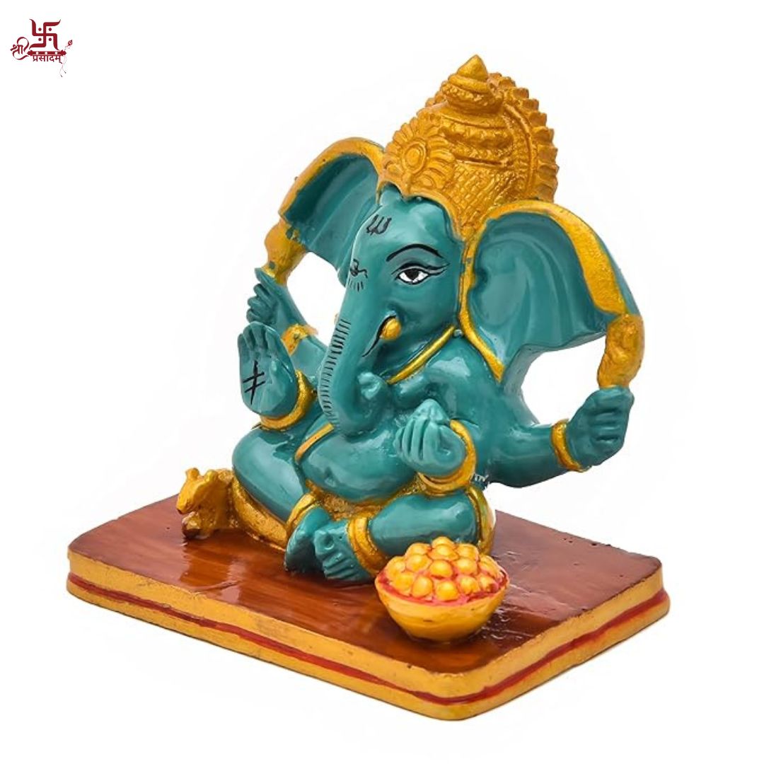 Lord Ganesha Statue for Pooja Lord Ganesh Murti Idol for Home, Office, Decorations