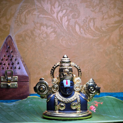 Lord Venkateswara Statue Tirupati Balaji Idol for Car Dashboard, Gift, Temple, Pooja, and Home
