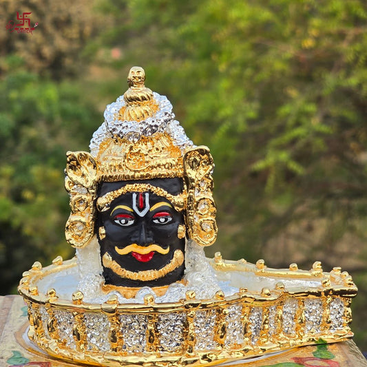 Mahakaleshwar Jyotirlinga | Baba Mahakal Jyotirlinga Gold and Silver Plated Idol