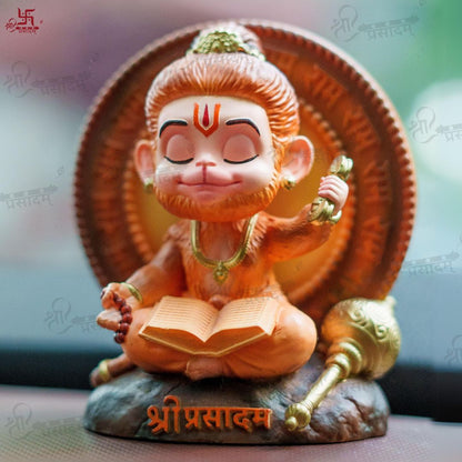 Meditating Bal Hanuman Idol