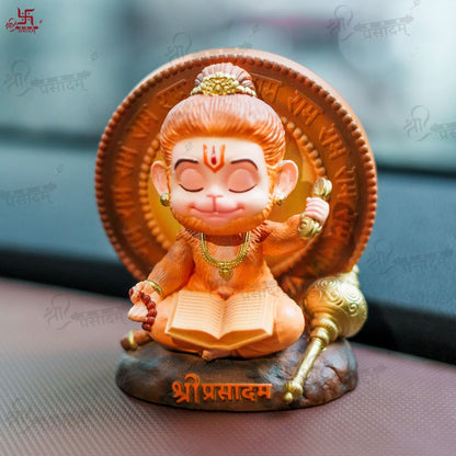 Meditating Bal Hanuman Idol