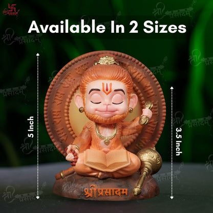 Meditating Bal Hanuman Idol