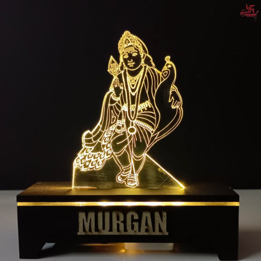 Murgan Acrylic LED Table Lamp for Office and Home Decoration