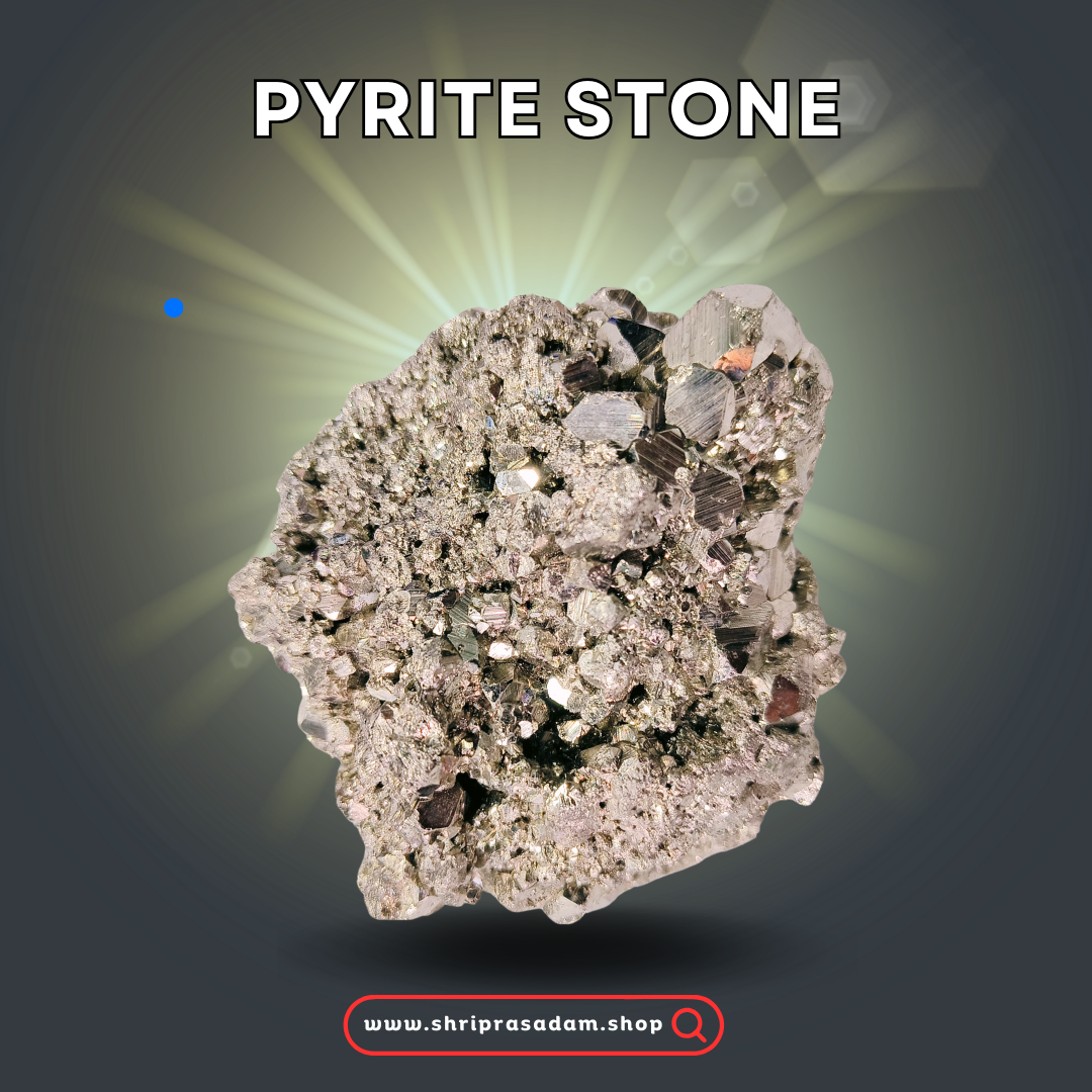 Pyrite Stone | Natural Pyrite Stone | Pyrite Stone Original | Pyrite Raw Stone | Money Magnet Cluster