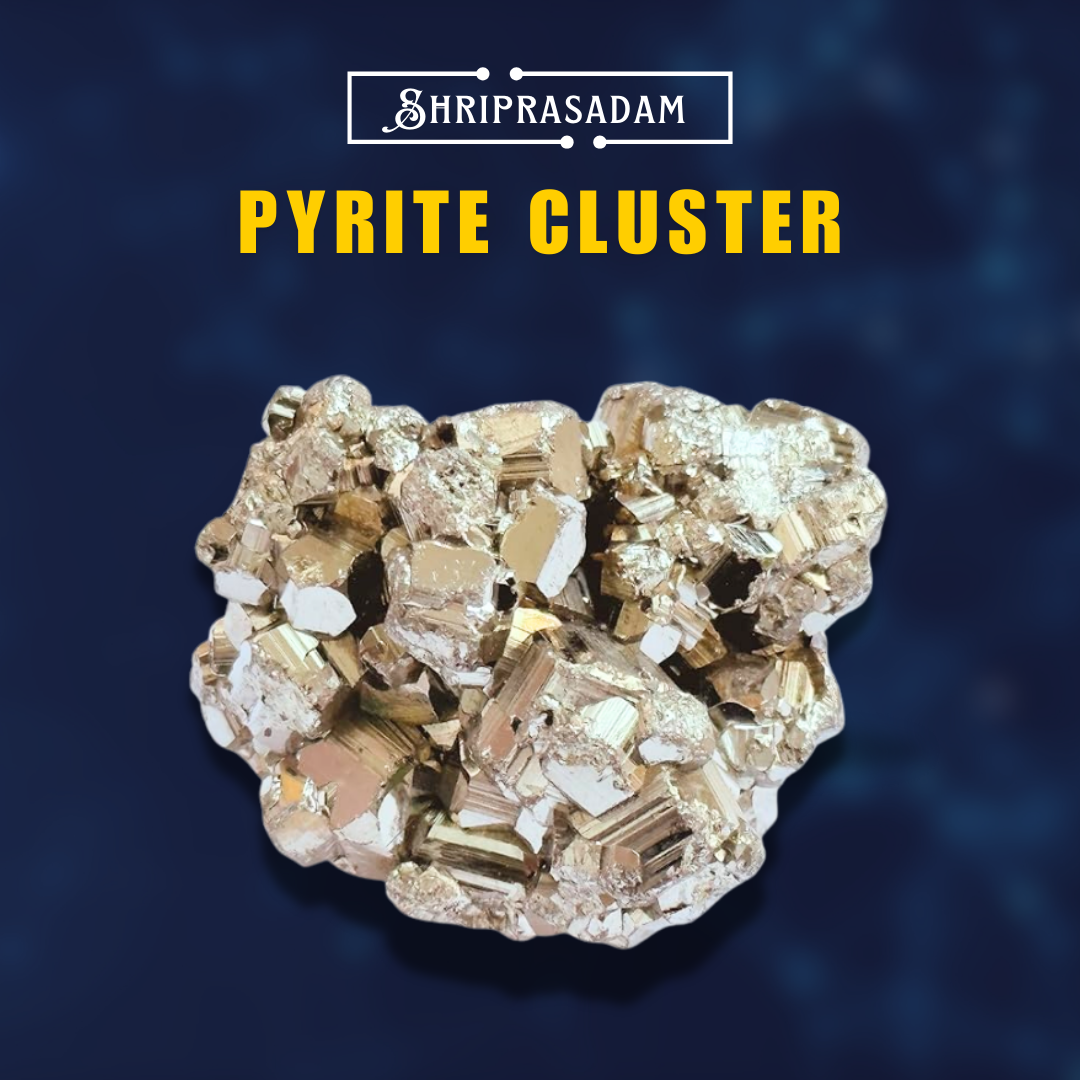 Pyrite Stone | Natural Pyrite Stone | Pyrite Stone Original | Pyrite Raw Stone | Money Magnet Cluster