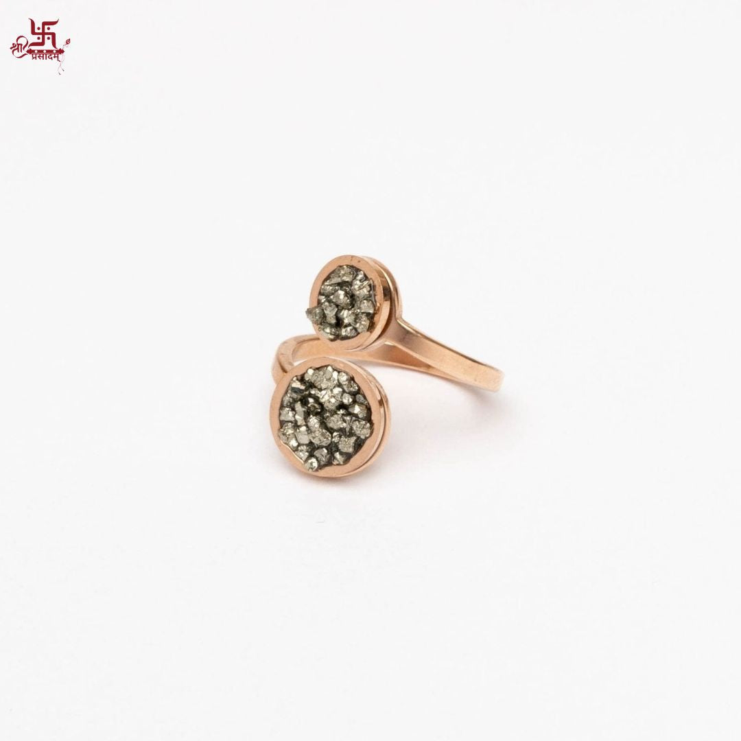 Pyrite Ring For Attract Money, Happiness and for Gifting Purpose