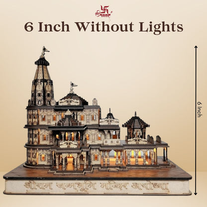 Ayodhya Shree Ram Mandir 3D Golden Model