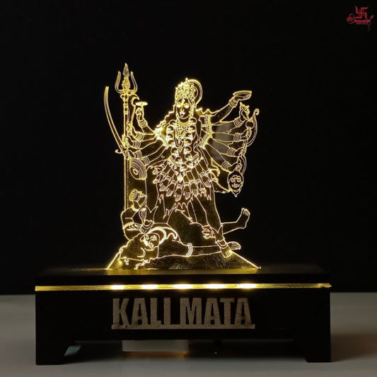 Kali Mata Acrylic LED Table Lamp for Office and Home Decoration