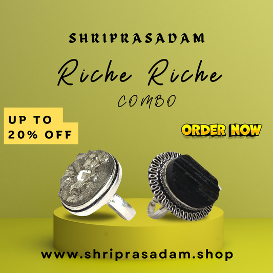 Riche Rich Combo | Pyrite Rings | Shriprasadam
