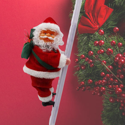 Santa Claus Climbing Ladder Toy for Christmas Decoration & Gifting