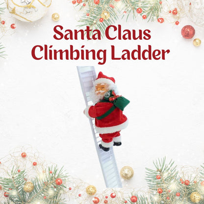 Santa Claus Climbing Ladder Toy for Christmas Decoration & Gifting