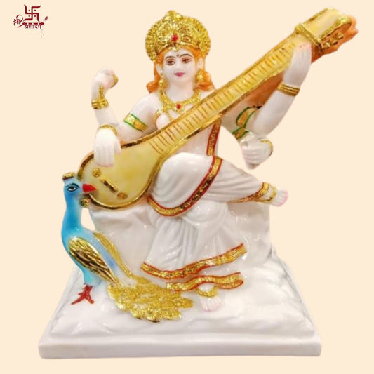 Saraswati Murti For Home, Puja, Gift And Office