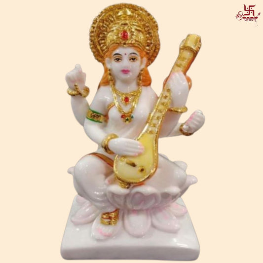 Saraswati Murti For Home, Puja, Gift And Office