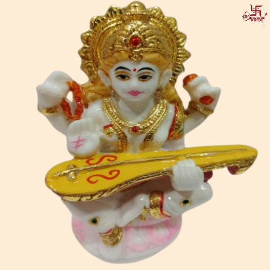 Saraswati Murti For Home, Puja, Gift And Office