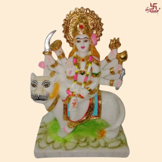 Sherawali Mata Murti For Home, Puja, Gift And Office