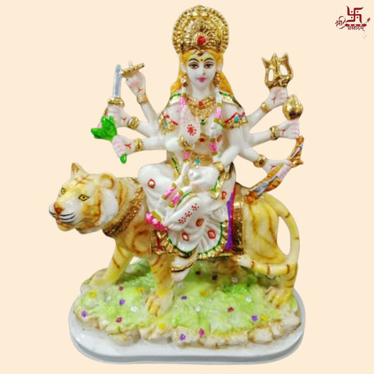 Sherawali Mata Murti For Home, Puja, Gift And Office