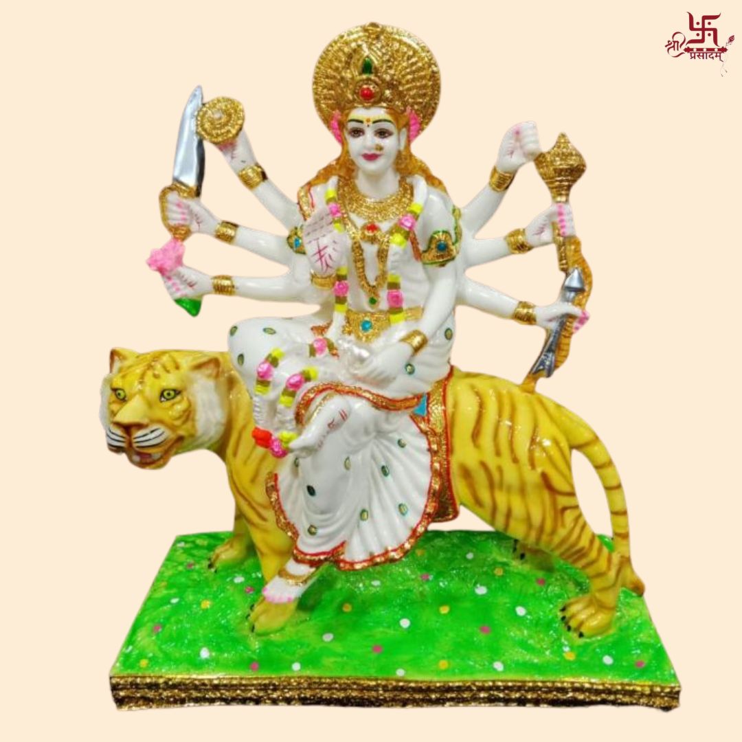 Sherawali Mata Murti For Home, Puja, Gift And Office