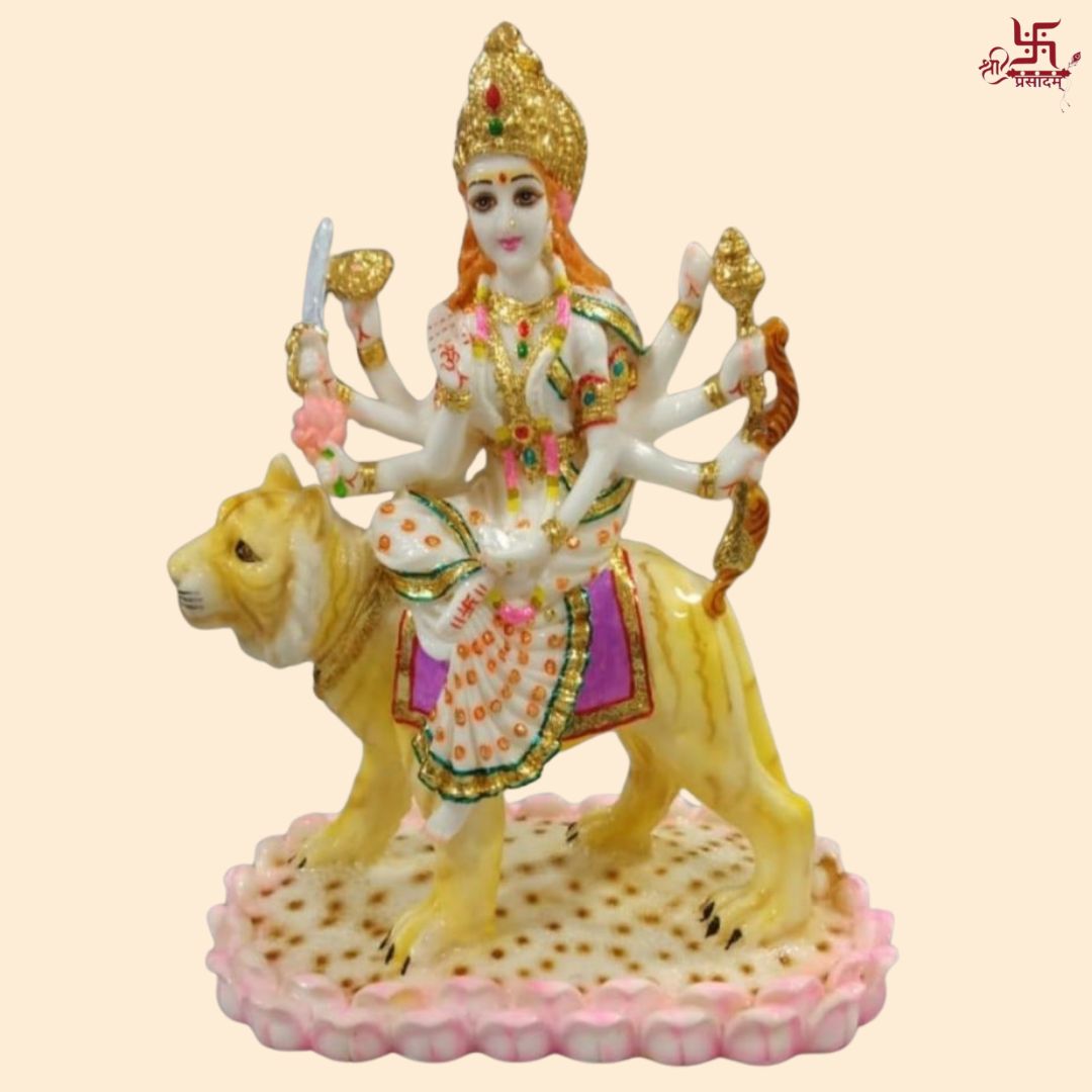 Sherawali Mata Murti For Home, Puja, Gift And Office