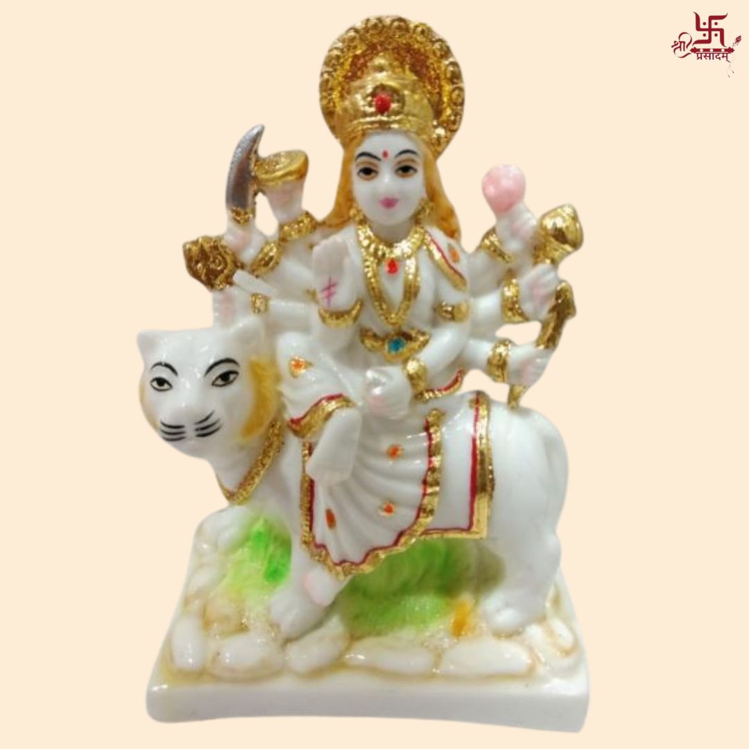 Sherawali Mata Murti For Home, Puja, Gift And Office