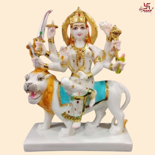 Sherawali Mata Murti For Home, Puja, Gift And Office