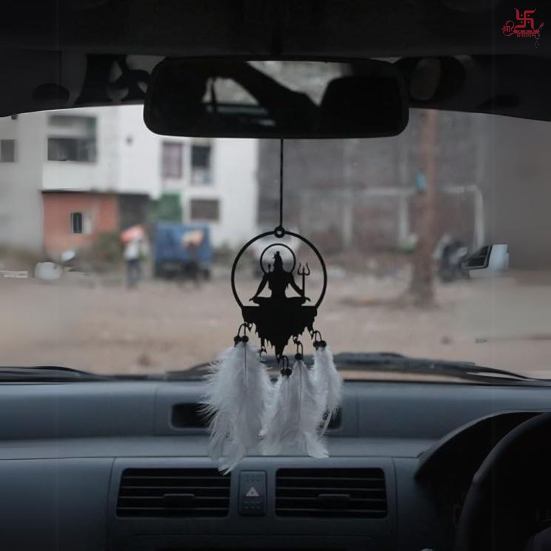 Shiv Ji With Trishul Car Hanging Decor