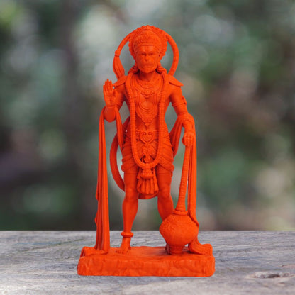 Lord Hanuman With Gada Idol For Home, Puja And Gift