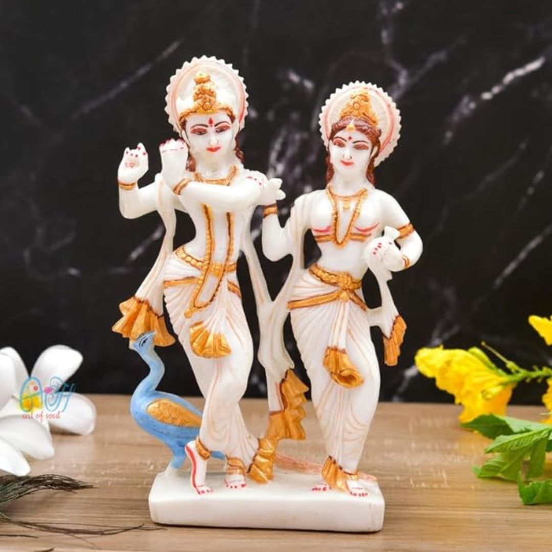 Shri Radha Krishna Murti for Pooja Room, Home, Decor