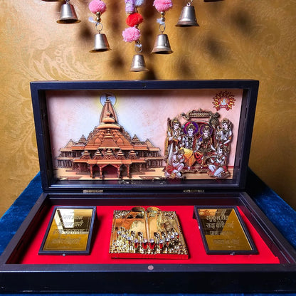 Shri Ram Darbar Pocket Temple | 24 Karat Gold Coated