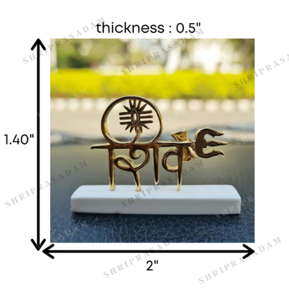 Lord Shiva Trishul & Damroo for Car Dashboard