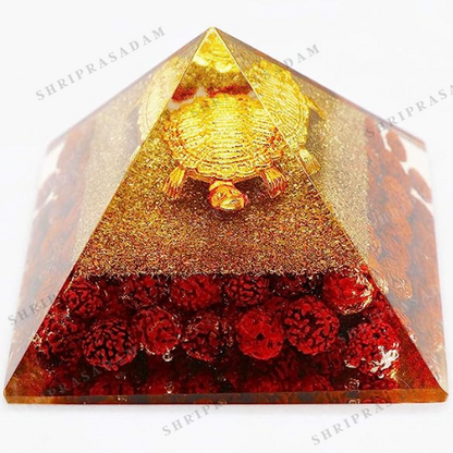 Gomti Kachwa Orgone Rudrakash Pyramid