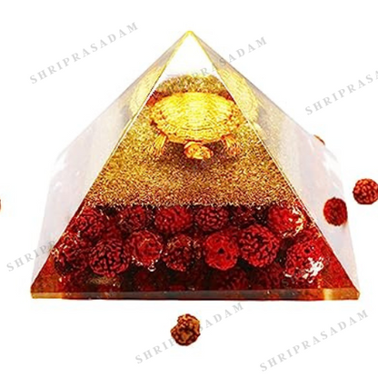 Gomti Kachwa Orgone Rudrakash Pyramid