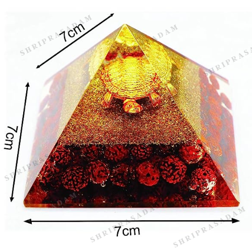 Gomti Kachwa Orgone Rudrakash Pyramid