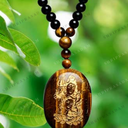 Shiva Hand Carved Auspicious Pendent Mala