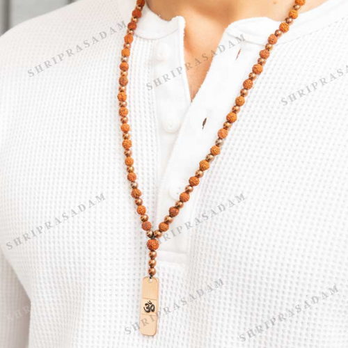 Reliant Soul Rudraksha Mala Necklace