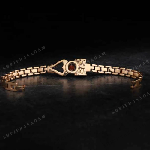 Mahadev Rose Gold Stainless Steel Bracelate