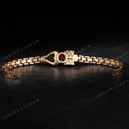 Mahadev Rose Gold Stainless Steel Bracelate