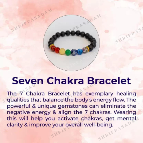 7 Chakra Lava Stone Diffuser Bracelet