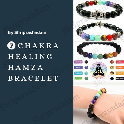 7 CHAKRA HEALING HAMZA BRACELET