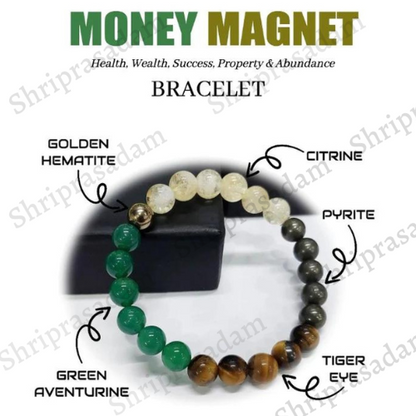 CITRINE PYRITE TIGER’S EYE - MONEY MANIFEST BRACELET