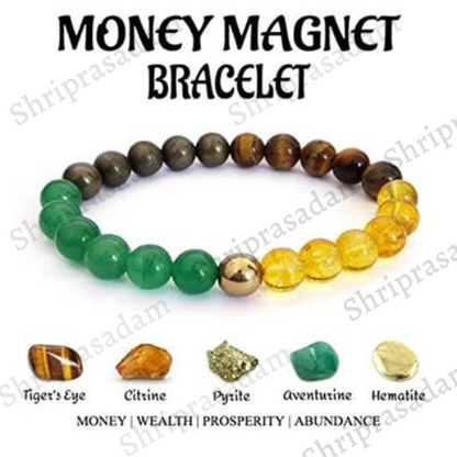 CITRINE PYRITE TIGER’S EYE - MONEY MANIFEST BRACELET