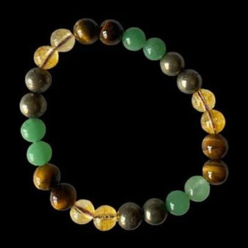 Kirit Gemstone - Citrine + Golden Pyrite Bracelet Bead Size 8MM, Chakra  Balancing,Reiki Healing. at Rs 899/piece | Raispur | Ghaziabad | ID:  2852290512430